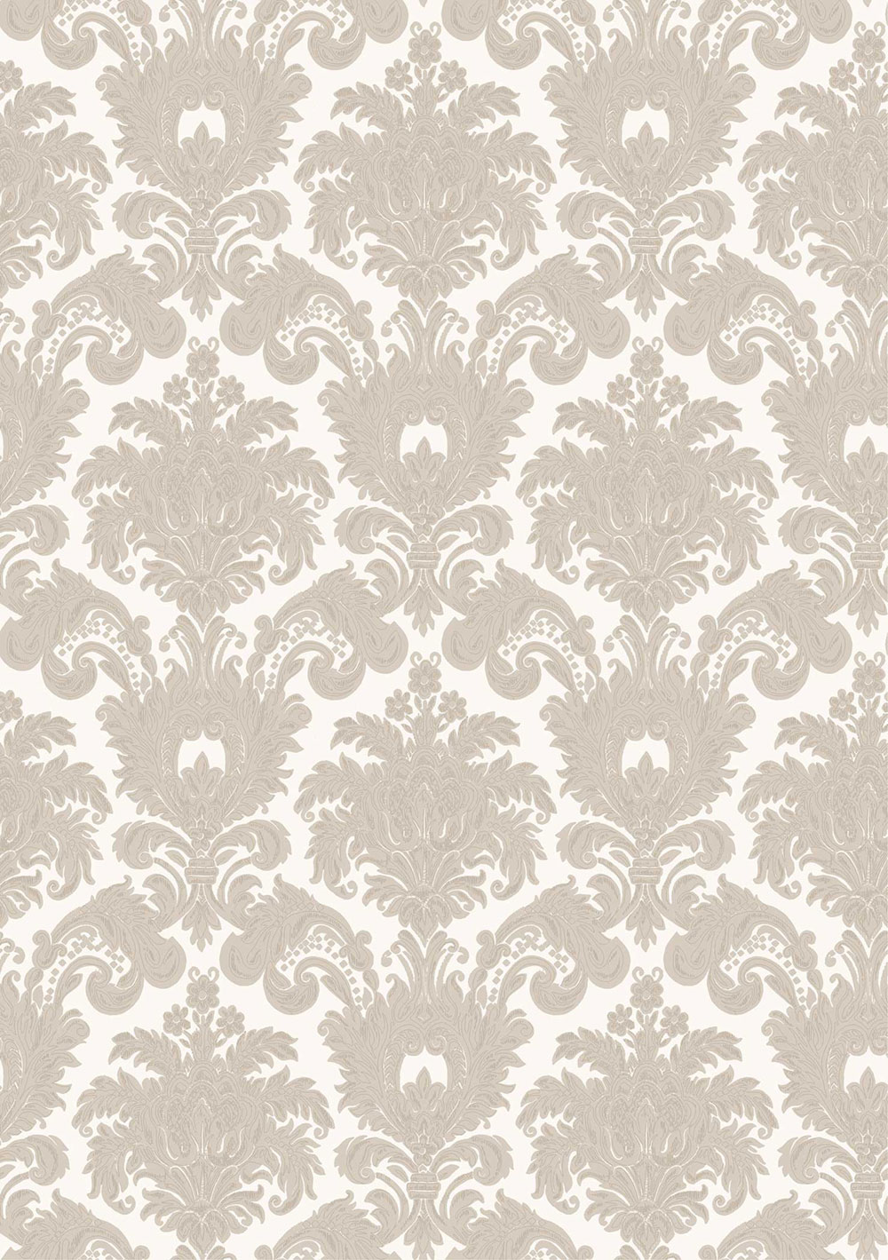 Non-woven wallpaper, beige, baroque pattern, 23613, The Best Classic & Elegant, Cristiana Masi by Parato