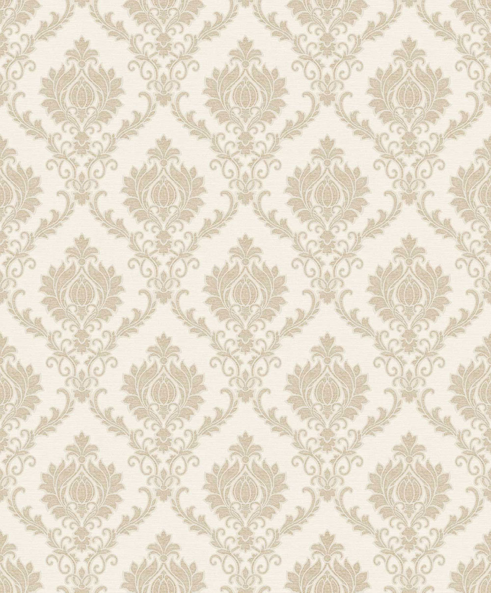 Non-woven wallpaper, beige, baroque pattern, 23643, The Best Classic & Elegant, Cristiana Masi by Parato