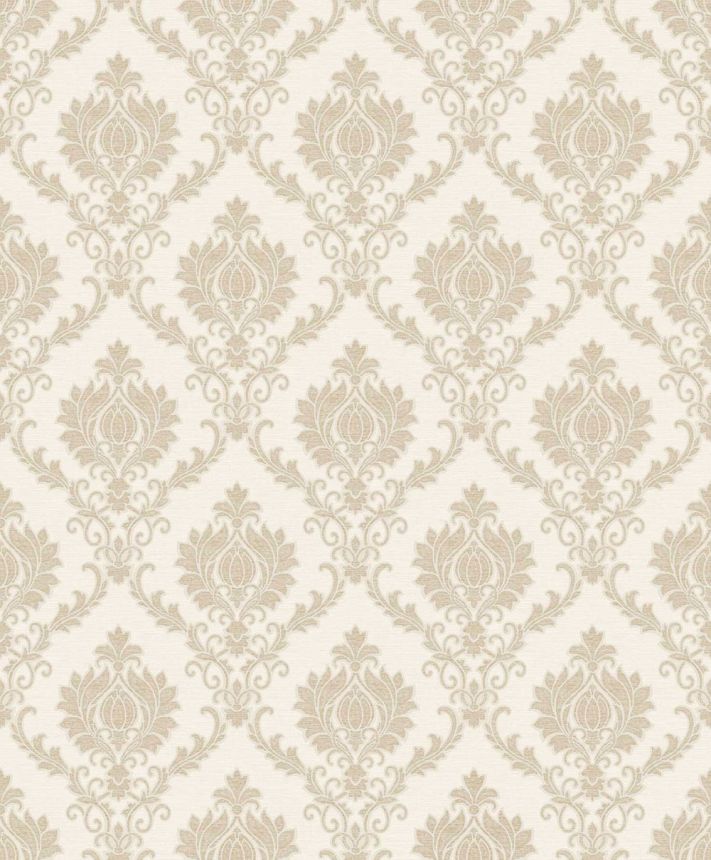 Non-woven wallpaper, beige, baroque pattern, 23643, The Best Classic & Elegant, Cristiana Masi by Parato