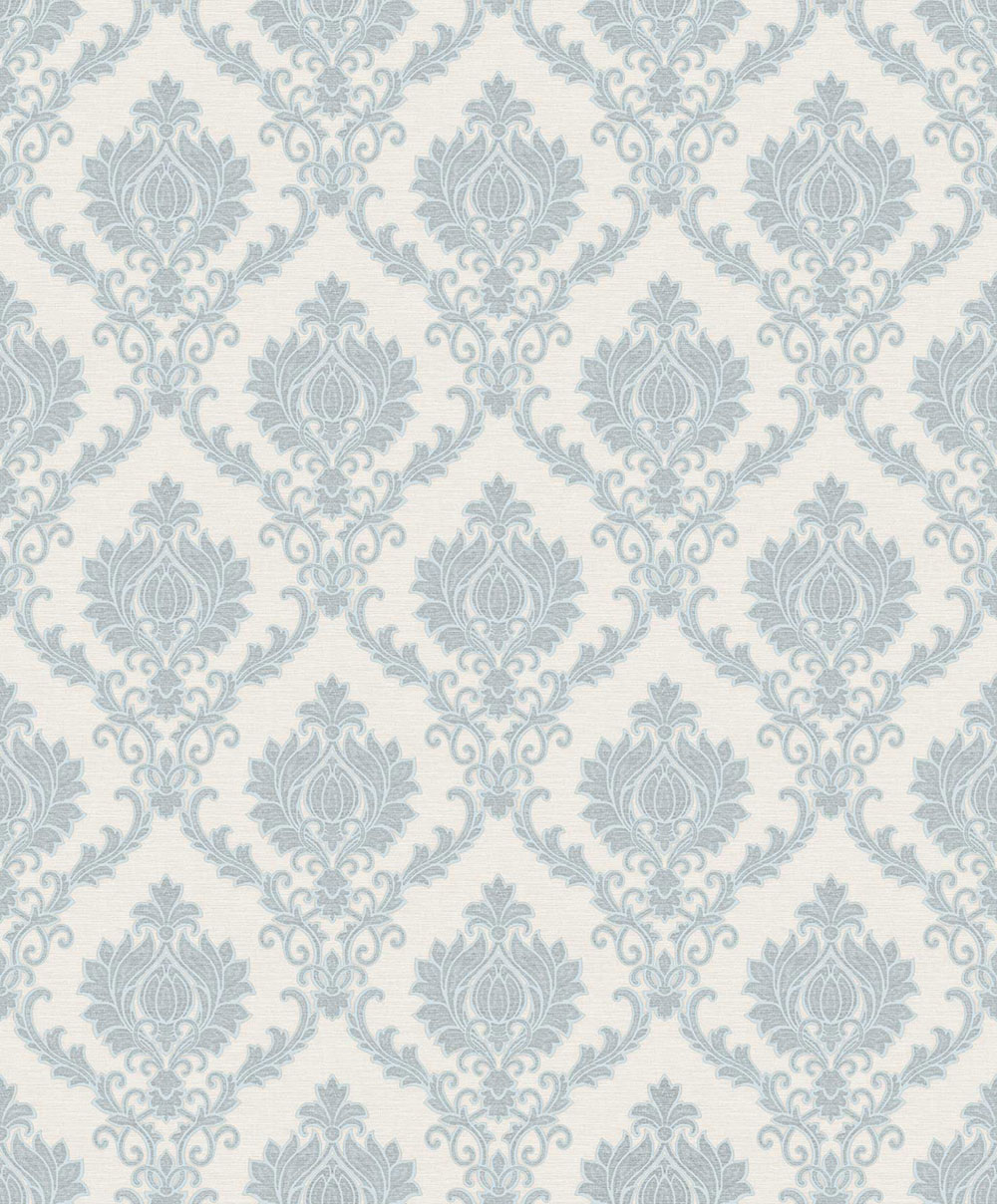 Non-woven wallpaper, blue-beige, baroque pattern, 23646, The Best Classic & Elegant, Cristiana Masi by Parato