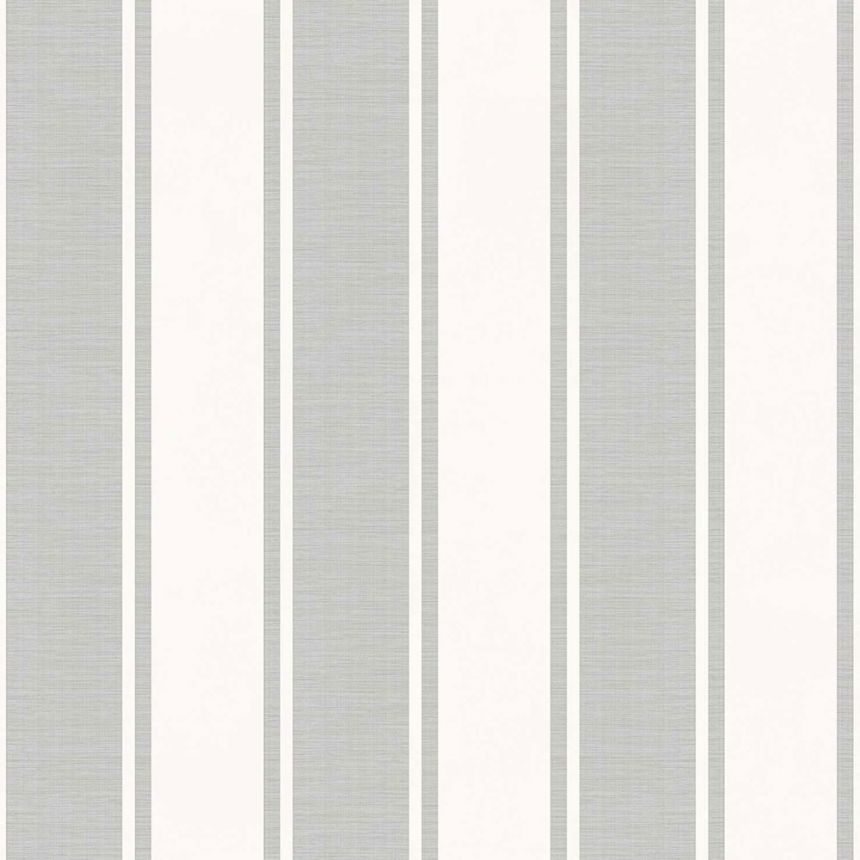 Non-woven wallpaper, grey-silver, stripes, 23671, The Best Classic & Elegant, Cristiana Masi by Parato