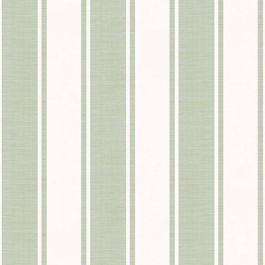 Non-woven wallpaper, cream-green, stripes, 23675, The Best Classic & Elegant, Cristiana Masi by Parato