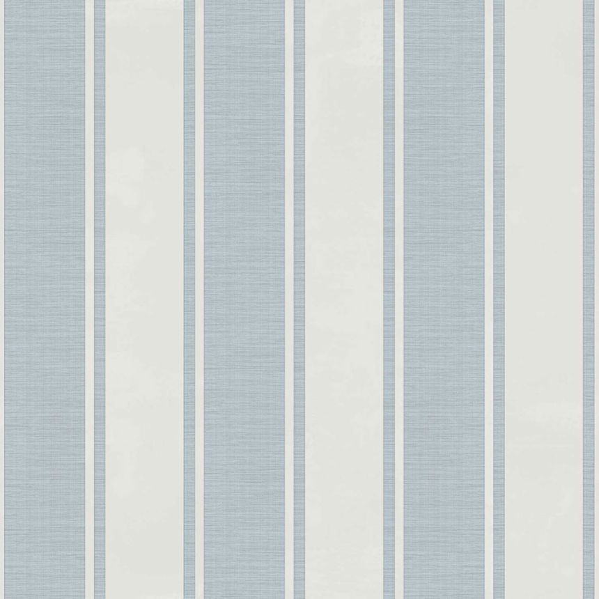 Non-woven wallpaper, cream-blue, stripes, 23676, The Best Classic & Elegant, Cristiana Masi by Parato