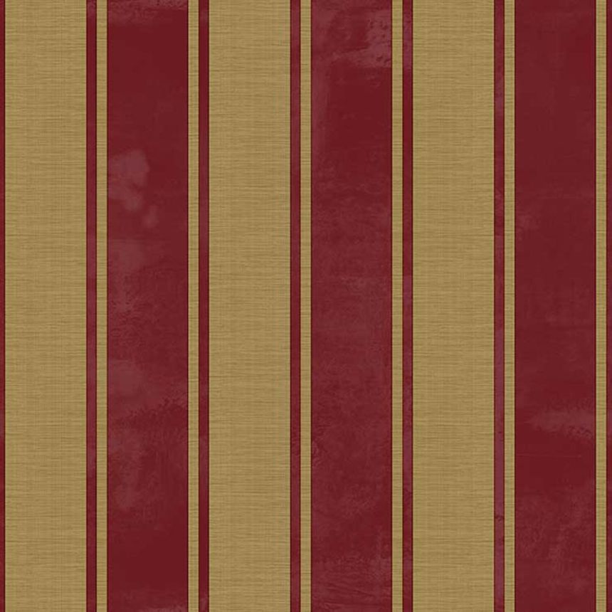Non-woven wallpaper, burgundy-gold, stripes, 23678, The Best Classic & Elegant, Cristiana Masi by Parato