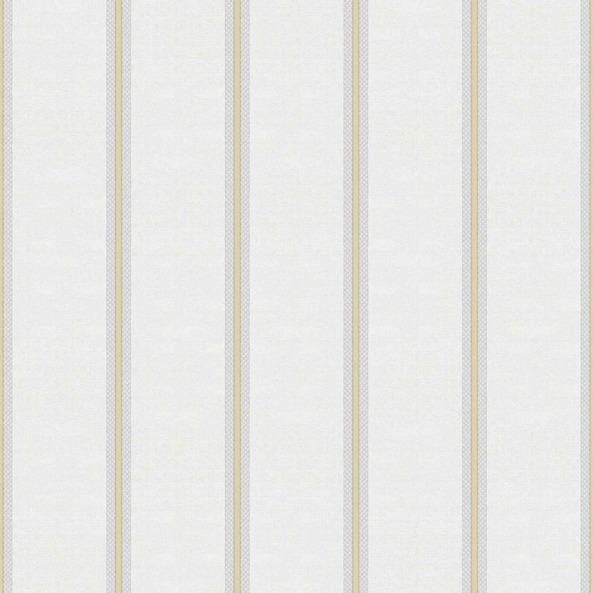 Non-woven wallpaper, grey-beige, stripes, 25762, The Best Classic & Elegant, Cristiana Masi by Parato