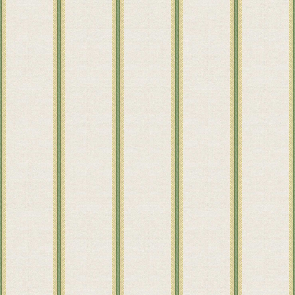 Non-woven wallpaper, green-beige, stripes, 25765, The Best Classic & Elegant, Cristiana Masi by Parato