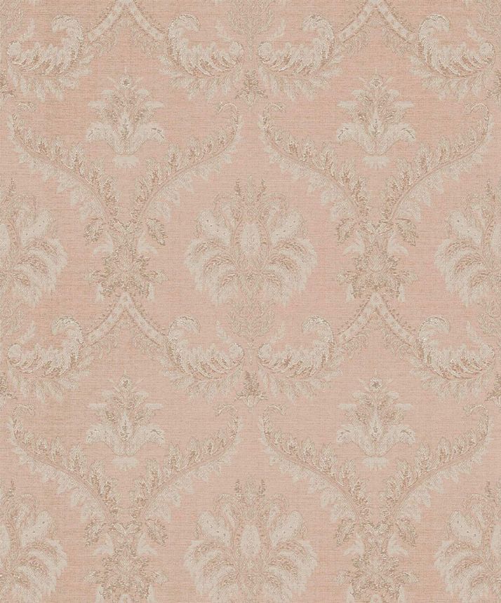 Non-woven wallpaper, pink-beige, baroque pattern, 23604, The Best Classic & Elegant, Cristiana Masi by Parato