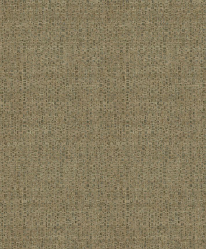Non-woven wallpaper, brown-grey, fabric imitation, ROM302, Romance, Masureel