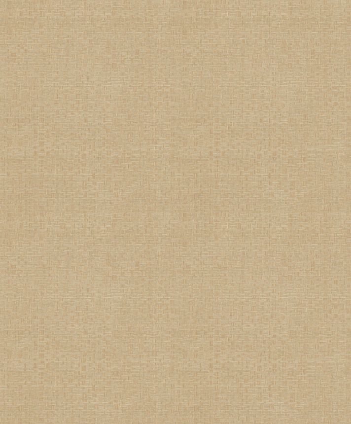 Non-woven wallpaper, brown-beige, fabric imitation, ROM303, Romance, Masureel