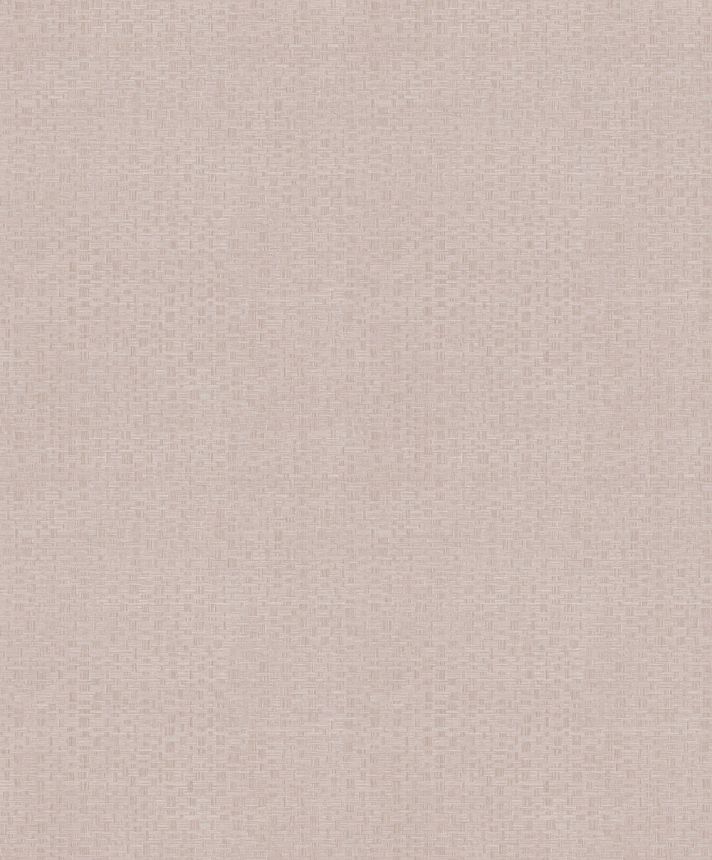Non-woven wallpaper, beige-pink, fabric imitation, ROM304, Romance, Masureel