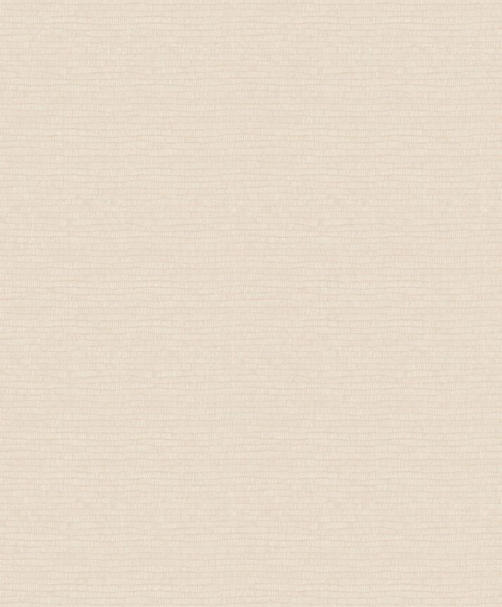 Non-woven wallpaper, beige, stripes, ROM401, Romance, Masureel