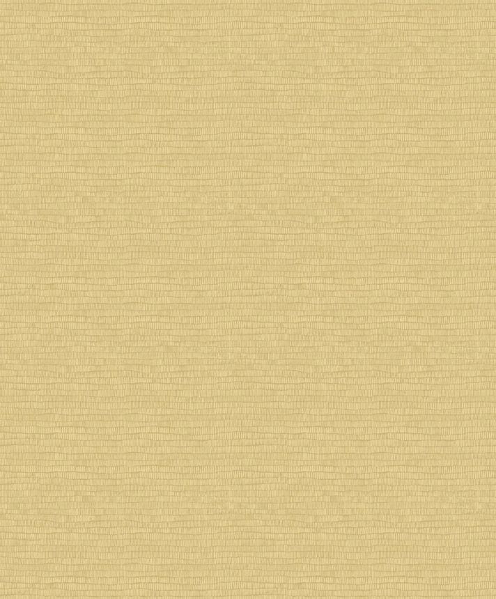 Non-woven wallpaper, ochre, stripes, ROM405, Romance, Masureel