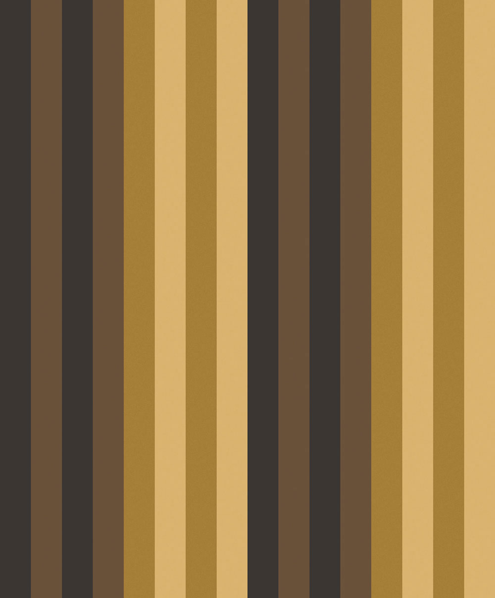Non-woven wallpaper, brown-gold, geometric, stripes, ROM502, Romance, Masureel