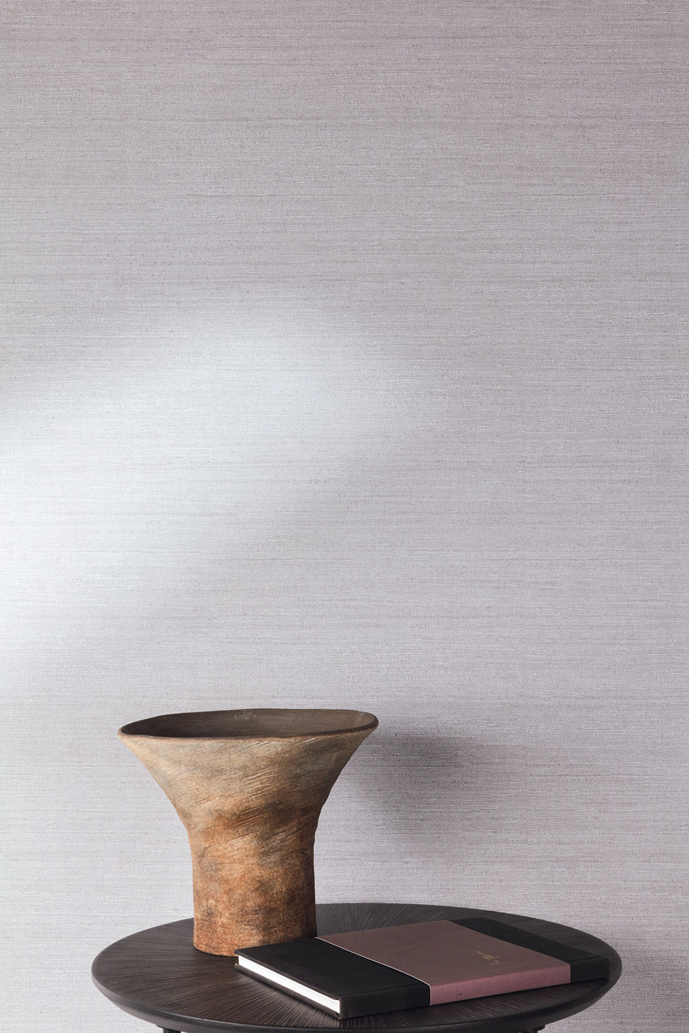 Wallpaper, grey, fabric effect, ZON002, Amazone, The Colour Book II, Masureel