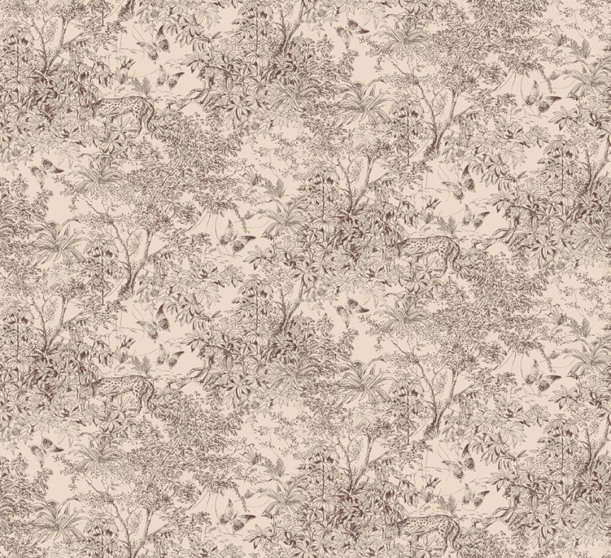 Wallpaper, beige-brown, leopard, nature, ZON205, Amazone, Masureel