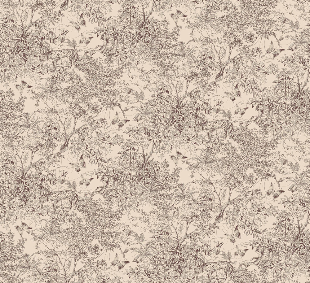 Wallpaper, beige-brown, leopard, nature, ZON205, Amazone, Masureel