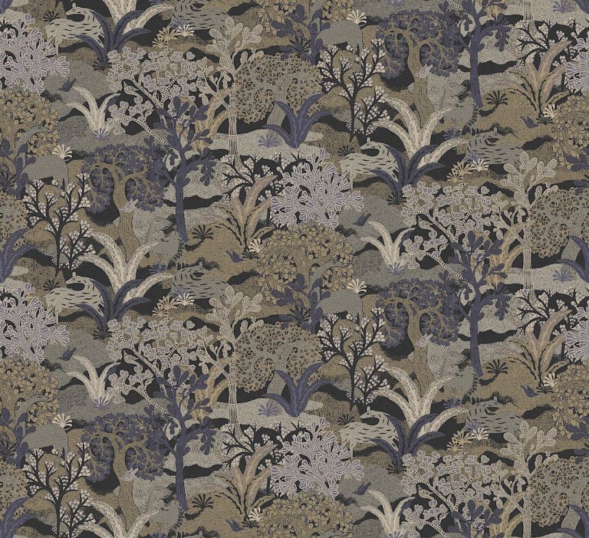 Wallpaper, brown-blue, nature, ZON503, Amazone, Masureel