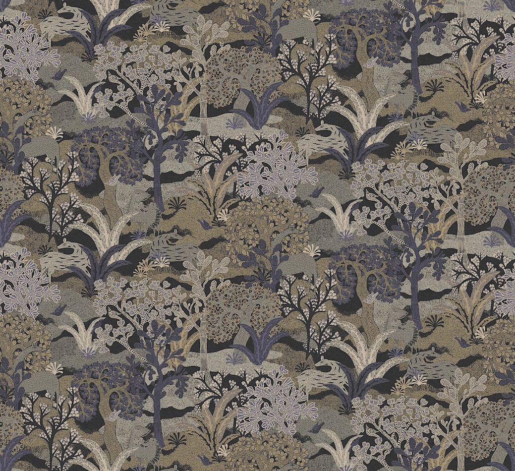 Wallpaper, brown-blue, nature, ZON503, Amazone, Masureel