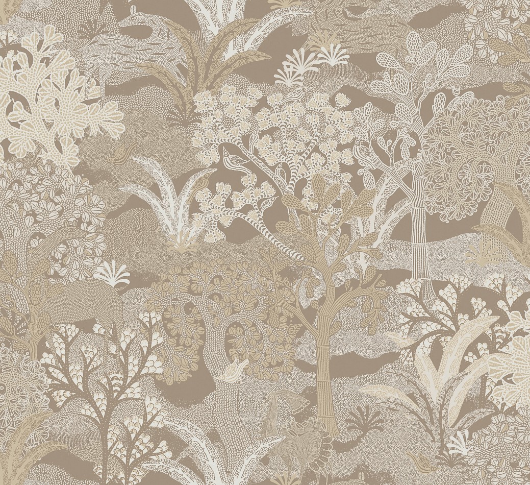 Wallpaper, brown-beige, nature, ZON504, Amazone, Masureel