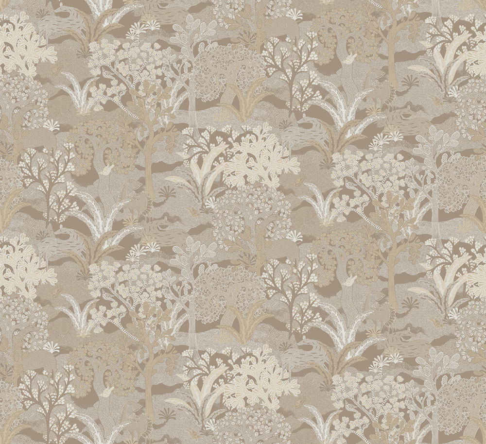 Wallpaper, brown-beige, nature, ZON504, Amazone, Masureel