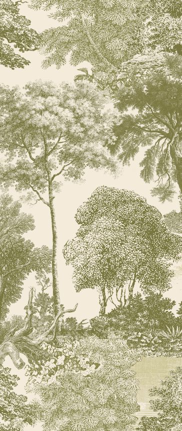 Mural wallpaper, green, forest, trees, DGSAL1032-260, Amazone, Masureel