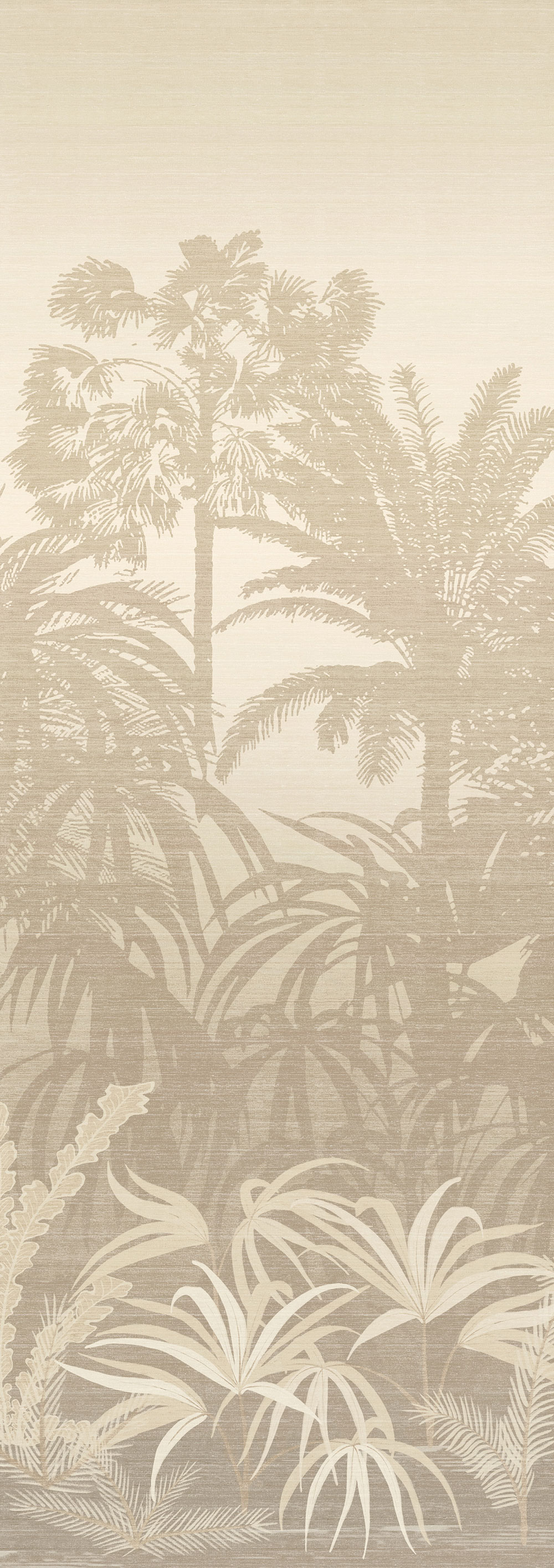 Mural wallpaper, grey-beige, palms, DGZON1011-260, Amazone, Masureel