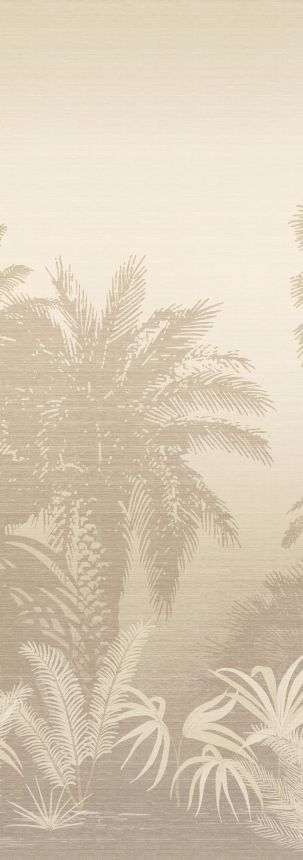 Mural wallpaper, grey-beige, palms, DGZON1012-260, Amazone, Masureel