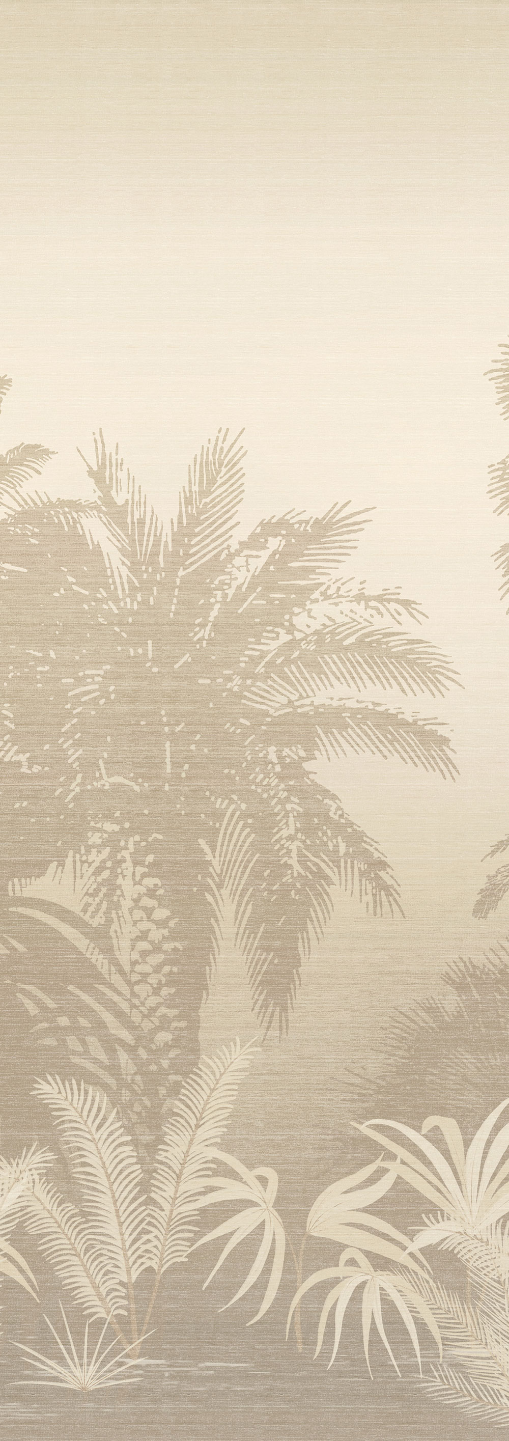 Mural wallpaper, grey-beige, palms, DGZON1012-300, Amazone, Masureel