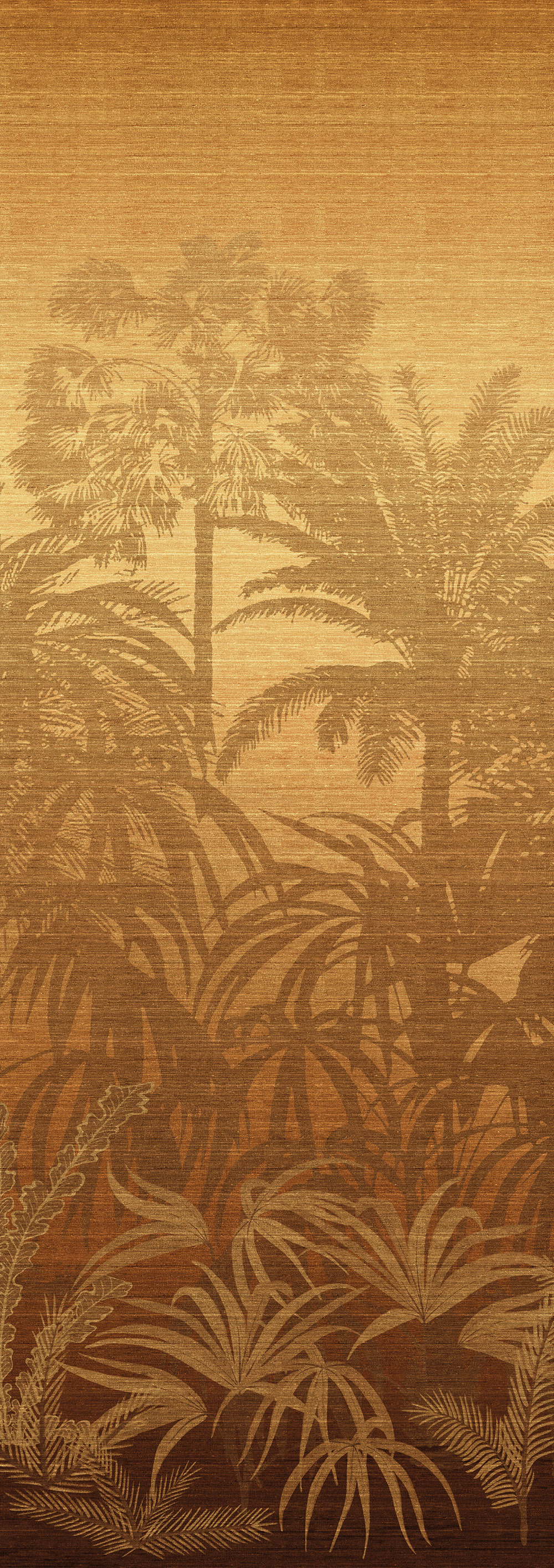 Mural wallpaper, brown, palms, DGZON1031-260, Amazone, Masureel