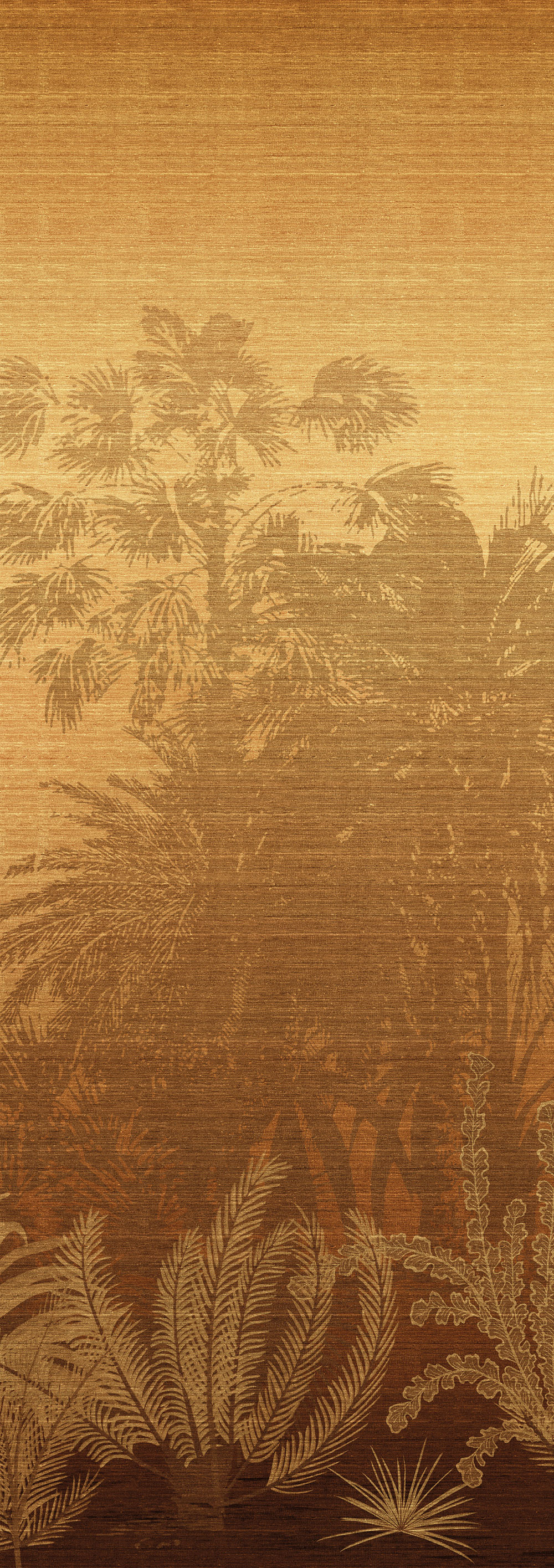 Mural wallpaper, brown, palms, DGZON1033-300, Amazone, Masureel