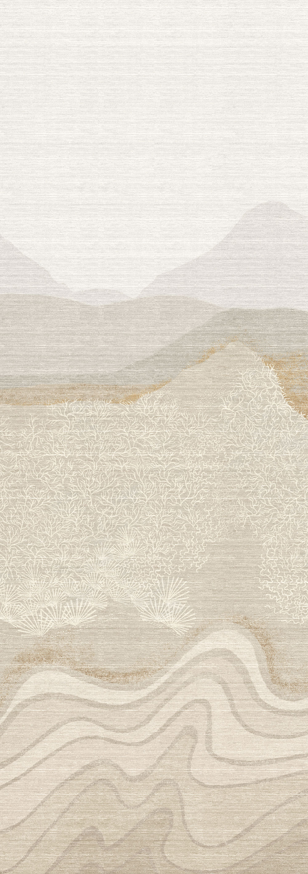 Mural wallpaper, grey-beige, mountain landscape, DGZON2022-300, Amazone, Masureel