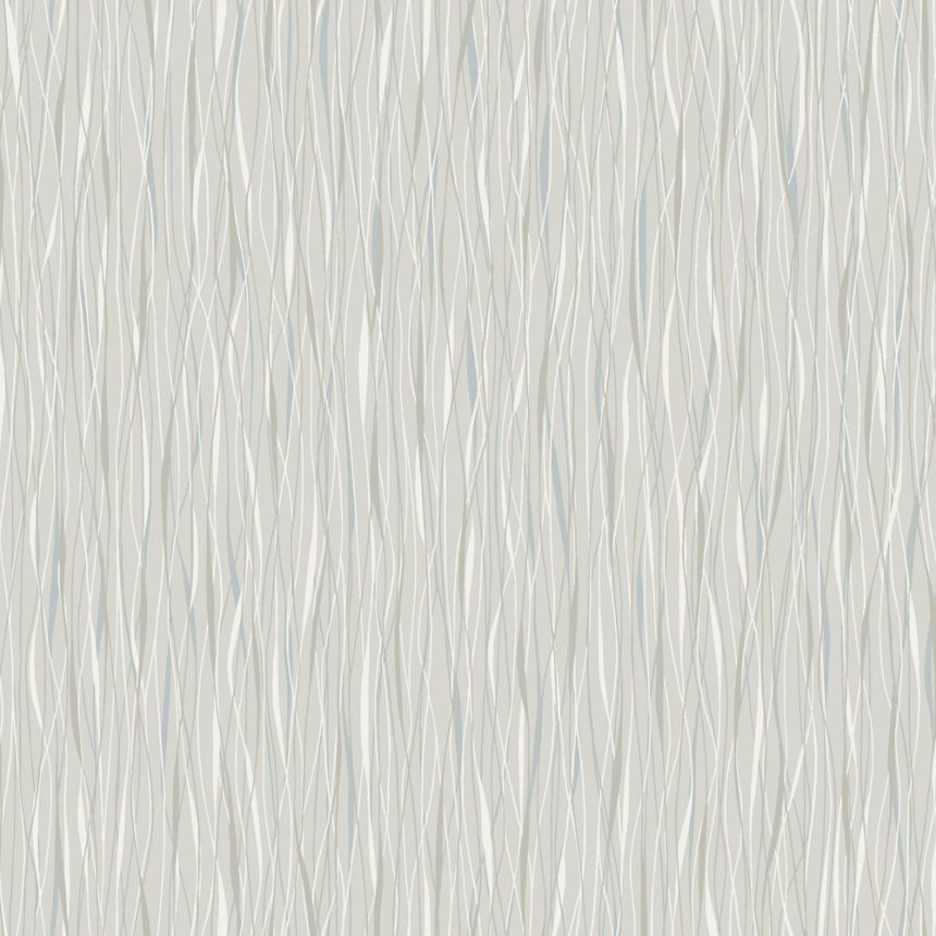 Wallpaper, grey, wavy lines, 4178, Alla Tiders Hus, Borastapeter