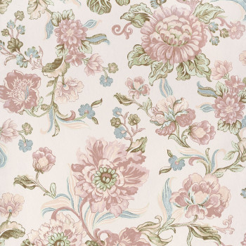 Floral non-woven wallpaper with a vinyl surface 220460, Botanica, Vavex