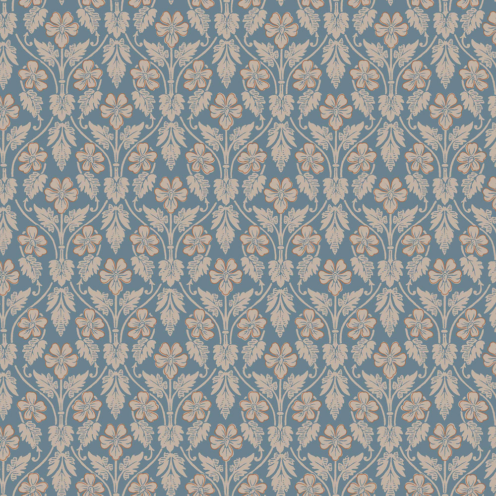 Blue wallpaper, flowers, 4586, Icons, Borastapeter
