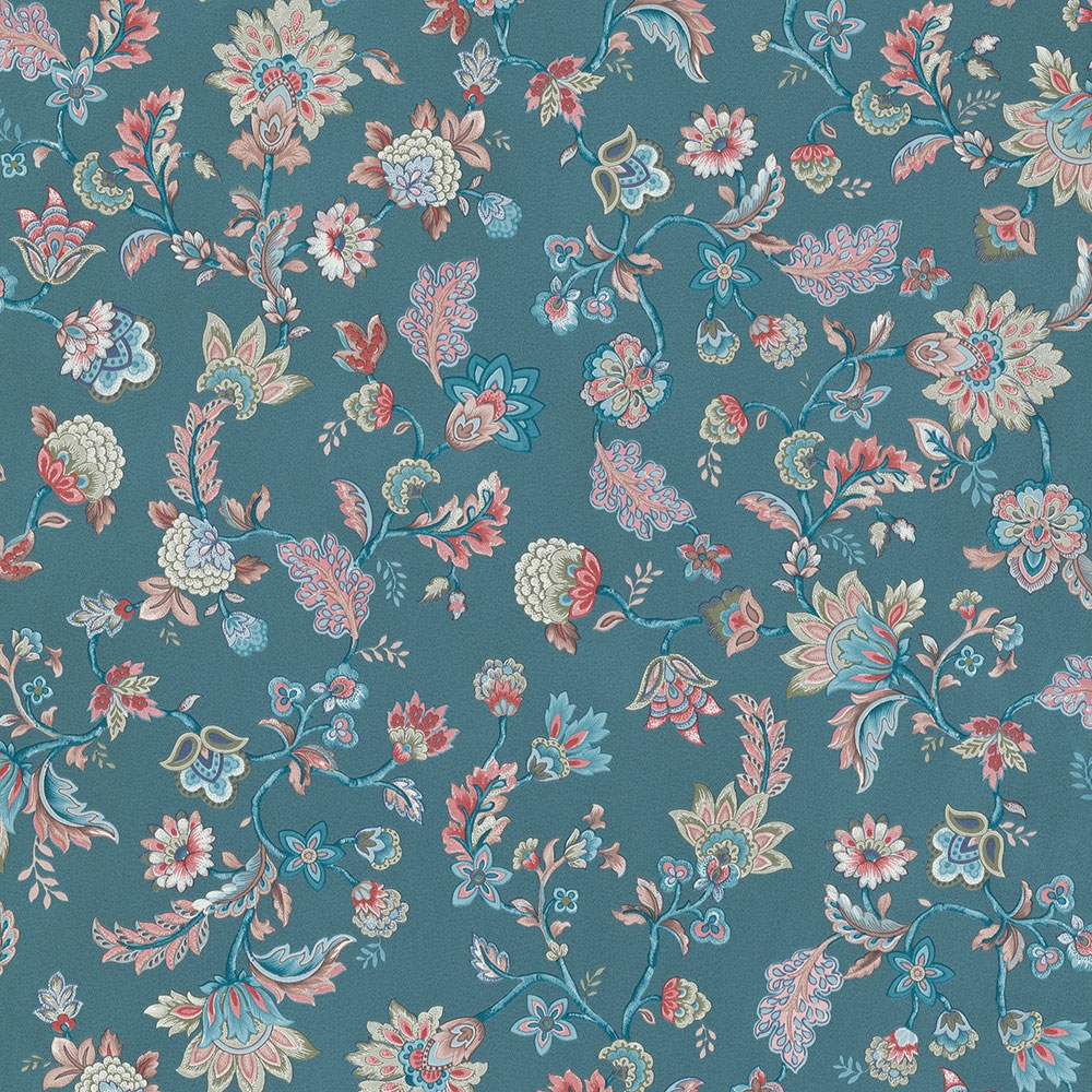 Non-woven wallpaper, Floral ornamental pattern 220473, Botanica, Vavex