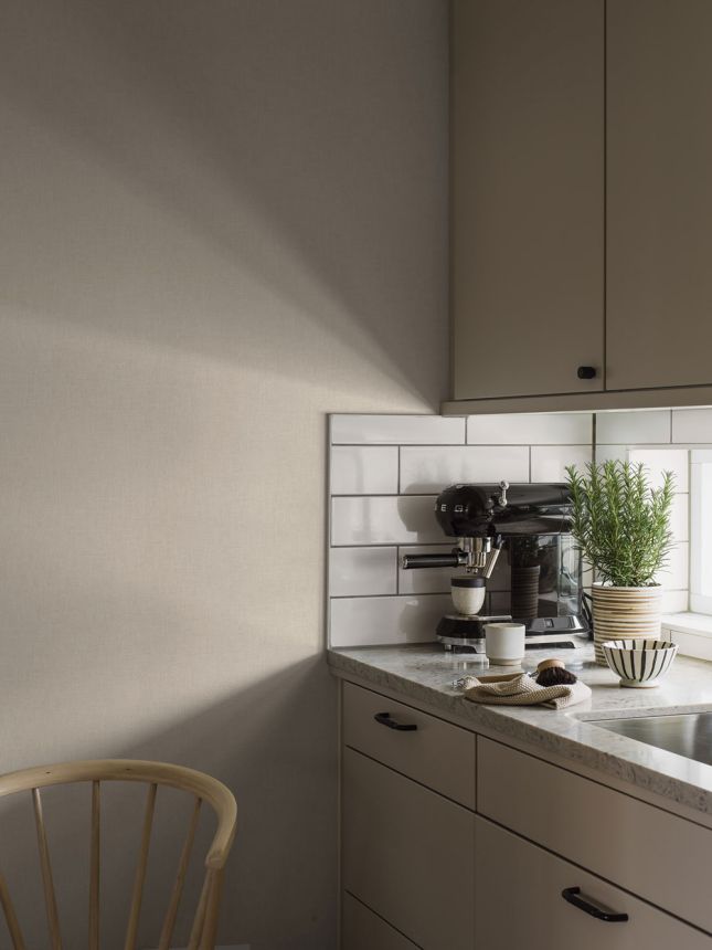 Wallpaper, beige, fabric imitation, 38712, Borosan Bas, Boråstapeter