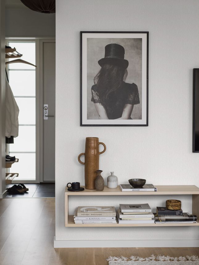 Wallpaper, white, geometric pattern, 38722, Borosan Bas, Boråstapeter