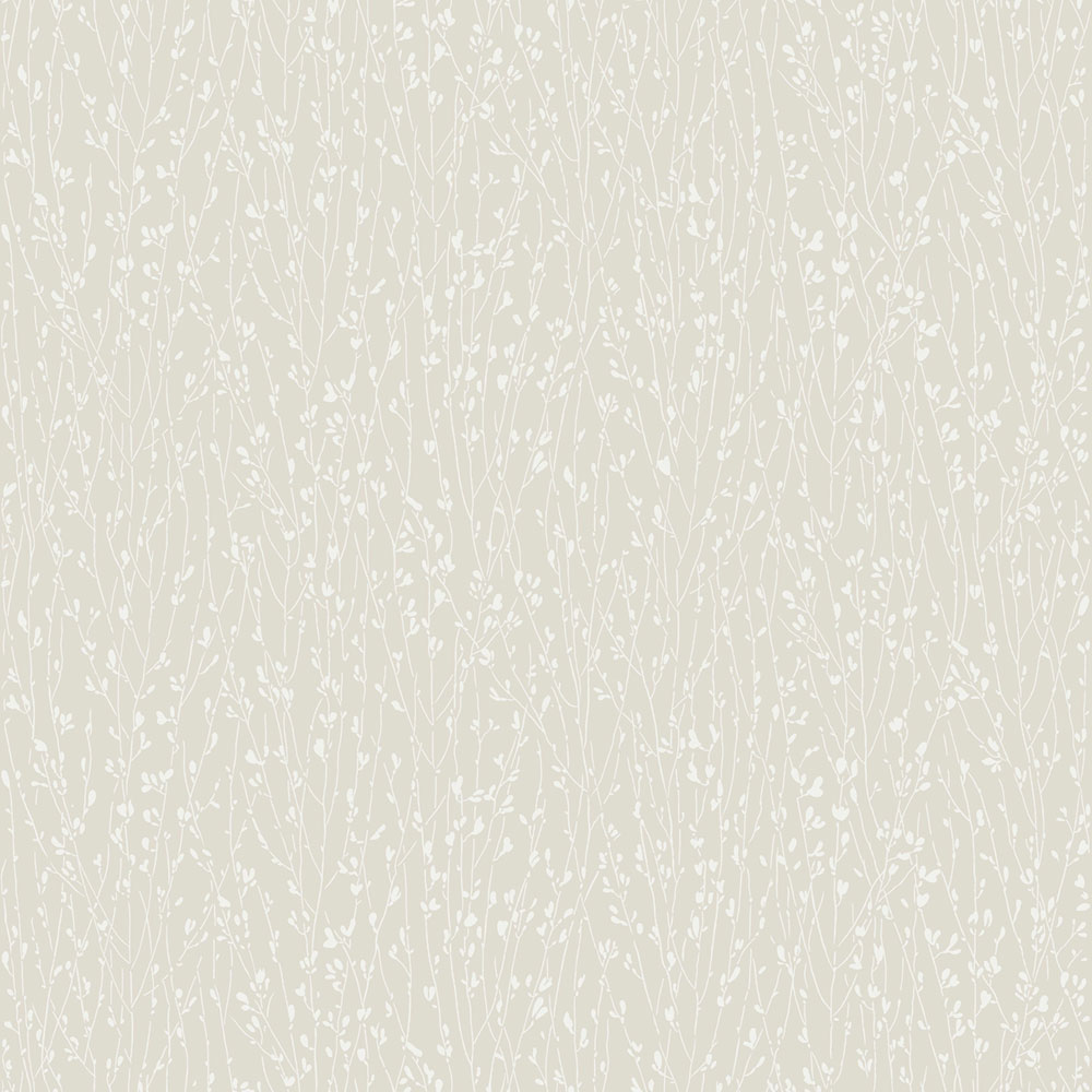 Wallpaper, beige, twigs, leaves, 38730, Borosan Hem, Boråstapeter