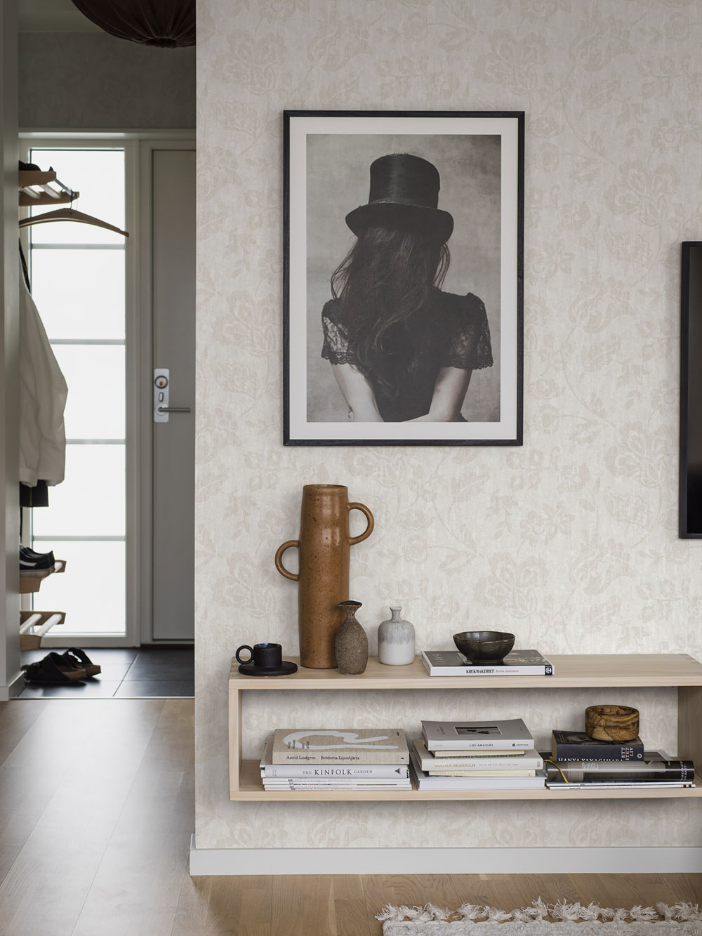 Wallpaper, cream, flowers, 38741, Borosan Hem, Boråstapeter