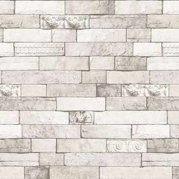 Non-woven wallpaper 8501-1, Stone wall, Vavex 2021