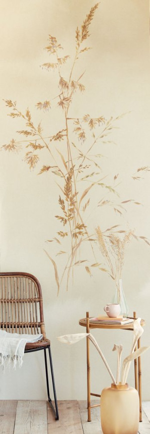 Non-woven mural wallpaper Grass, 300903, Aqua Twigs, 140 x 280 cm, Waterfront, Eijffinger