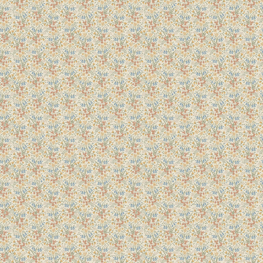 Wallpaper, cream, flowers, 4815, New Heritage, Borastapeter