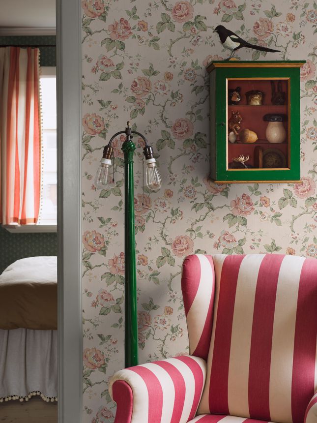 Wallpaper, beige, flowers, 4826, New Heritage, Borastapeter