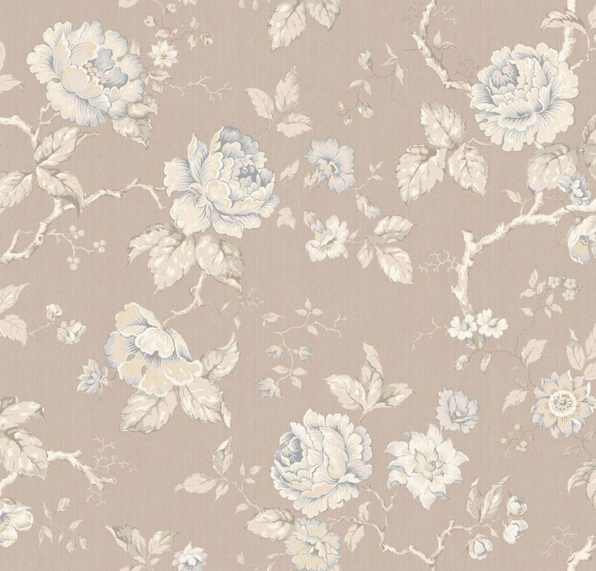 Wallpaper, beige, flowers, 4828, New Heritage, Borastapeter