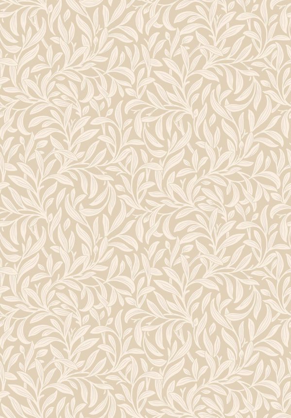 Wallpaper, beige, leaves, 4832, New Heritage, Borastapeter