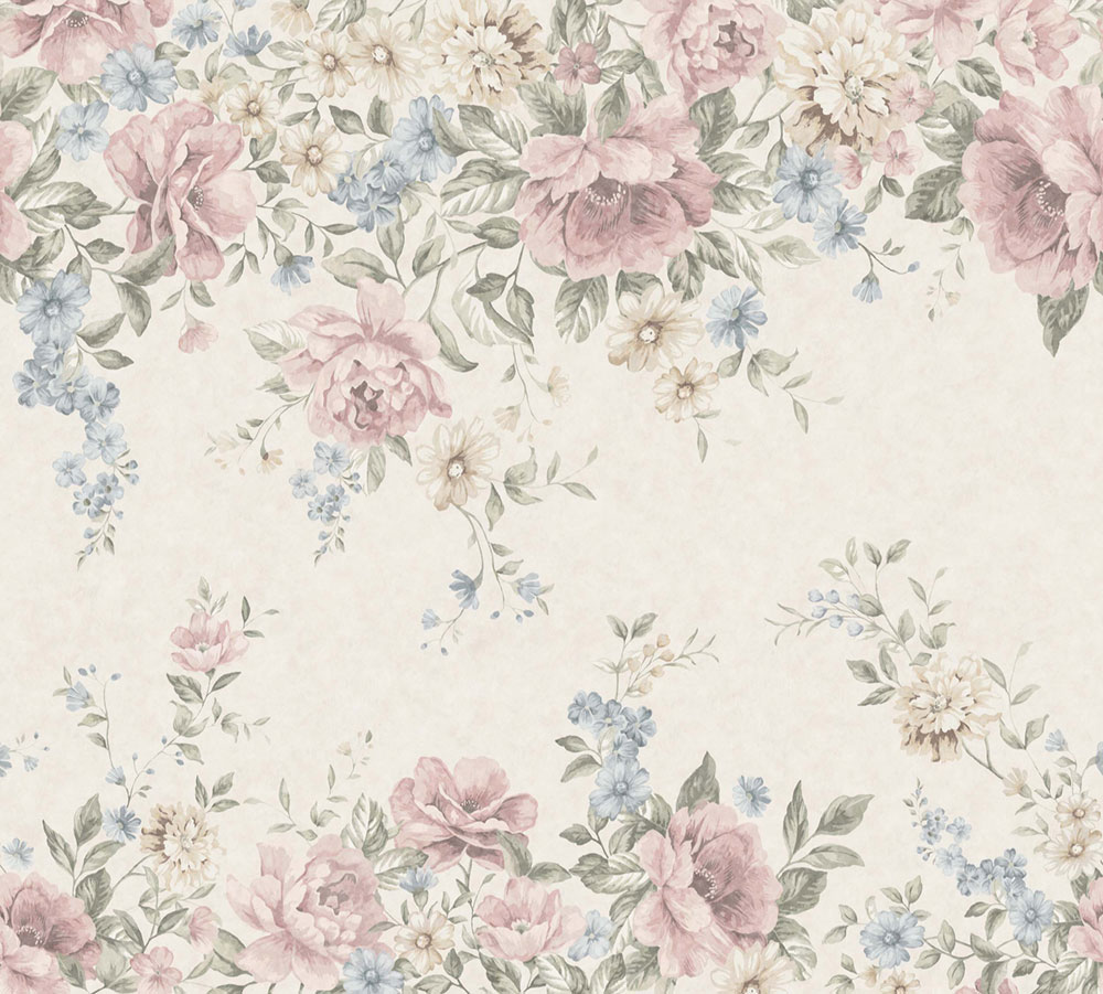 Mural wallpaper, flowers, 6944, Newbie Wallpaper, Boråstapeter