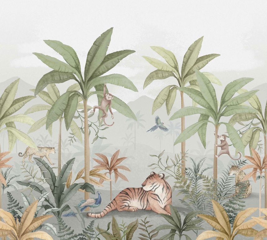 Mural wallpaper, jungle, 6945, Newbie Wallpaper, Boråstapeter