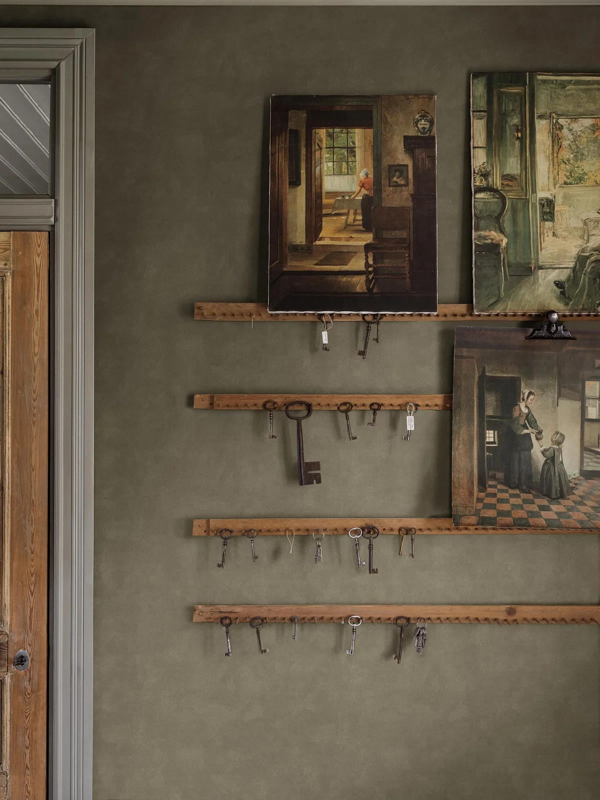 Wallpaper, green, 5072, Alla Tiders Hus, Borastapeter