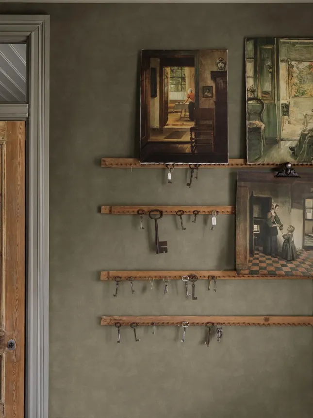 Wallpaper, green, 5072, Alla Tiders Hus, Borastapeter