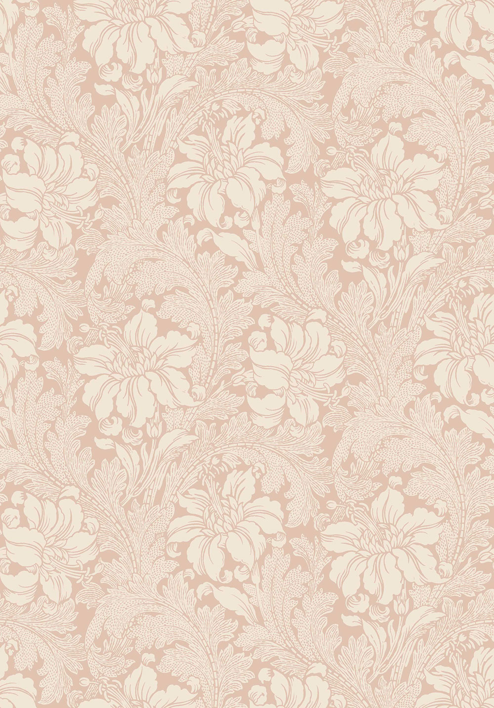 Pink wallpaper, flowers, 2009, Icons, Borastapeter